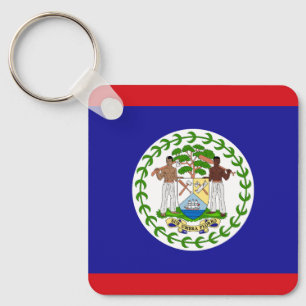 Belizisk flagga nyckelring