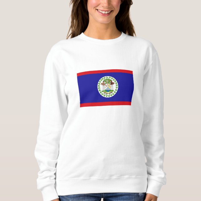 Belizisk flagga t shirt (Framsida)