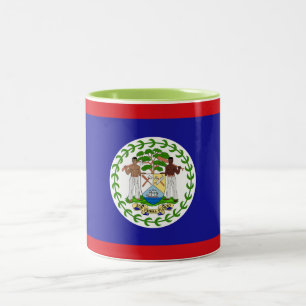 Belizisk flagga Två-Tonad mugg