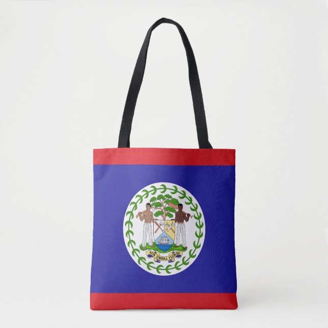 Belizisk flagga tygkasse (Framsida)