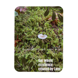 Belknap Mushroom med citat Magnet