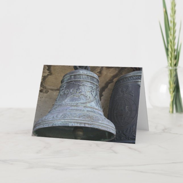 Bell С С Р USSR Bell Photo Greeting Card Kort (Framsida)