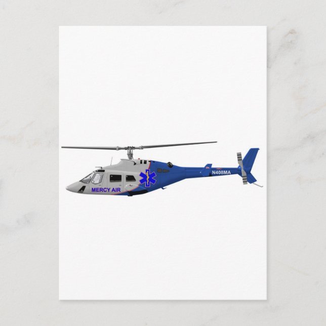 Bell 230 EMS Vykort (Framsida)