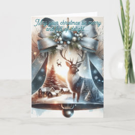 bell 2 Folded Greeting Card Kort