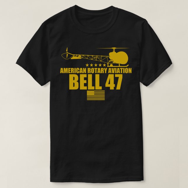 Bell 47 3 t shirt (Design framsida)