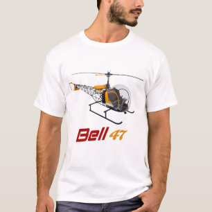 Bell 47-helikopter, klocka 47 g, svängklocka 47 t shirt