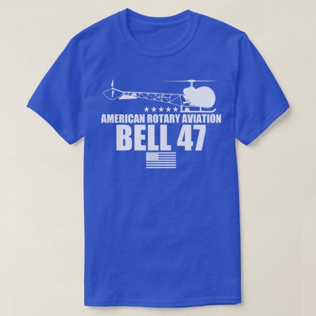 Bell 47 TShirt 1 T Shirt (Design framsida)