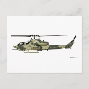 Bell AH-1W Toppen Cobra Vykort