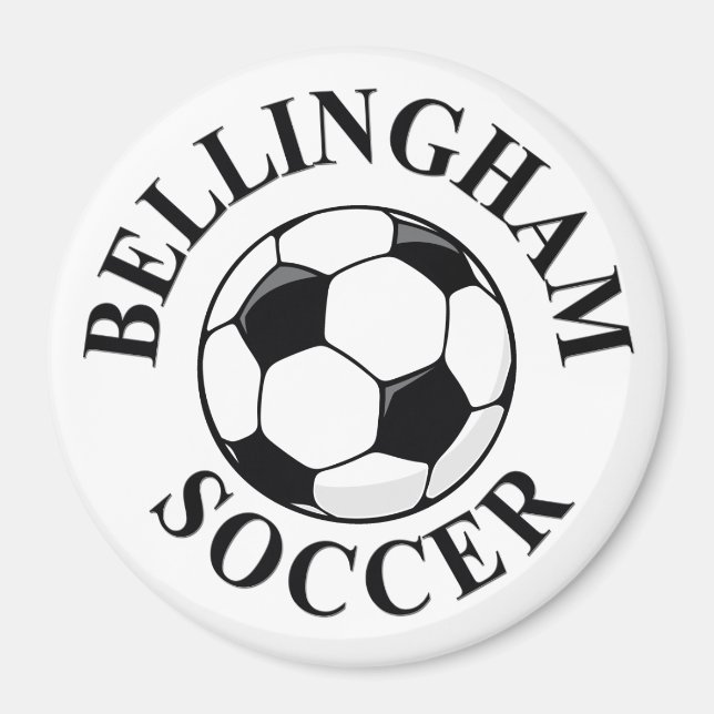 Bell Boll & Logotyp (A) CMYK BLACK 10 x 10 Magnet (Framsidan)