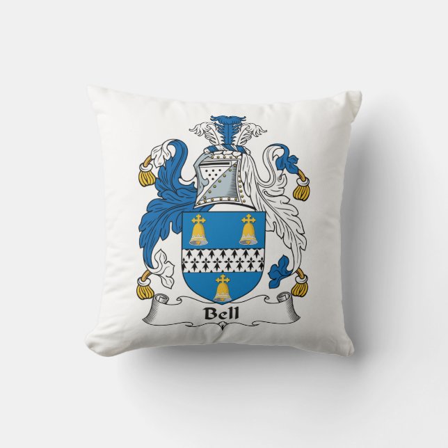 Bell familjevapen kudde (Framsida)