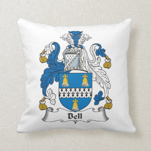 Bell familjevapen kudde