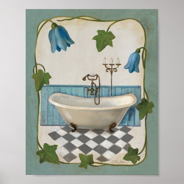 Bell Flower Bath Poster (Framsidan)