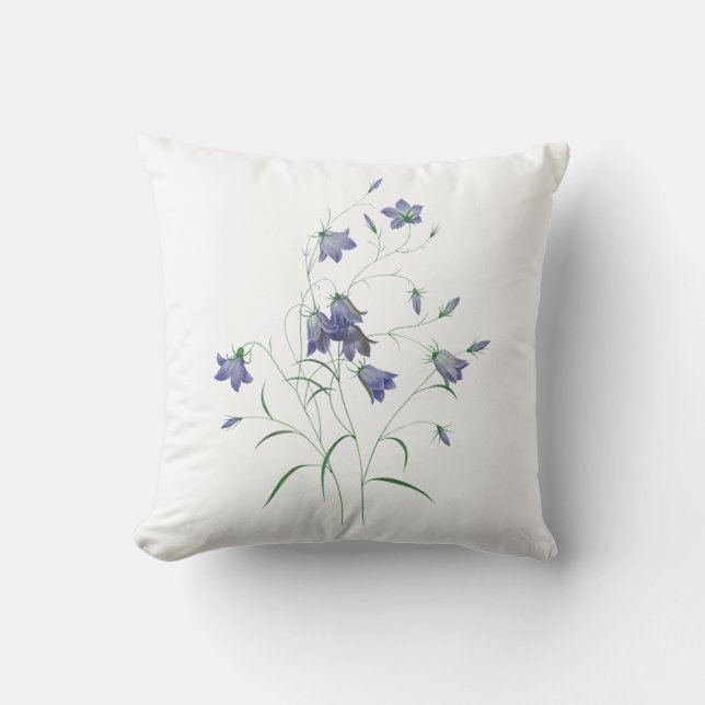 Bell flower Throw Pillow Kudde (Framsida)