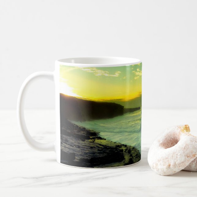 Bell island Sunset mug Kaffemugg (Med munk)