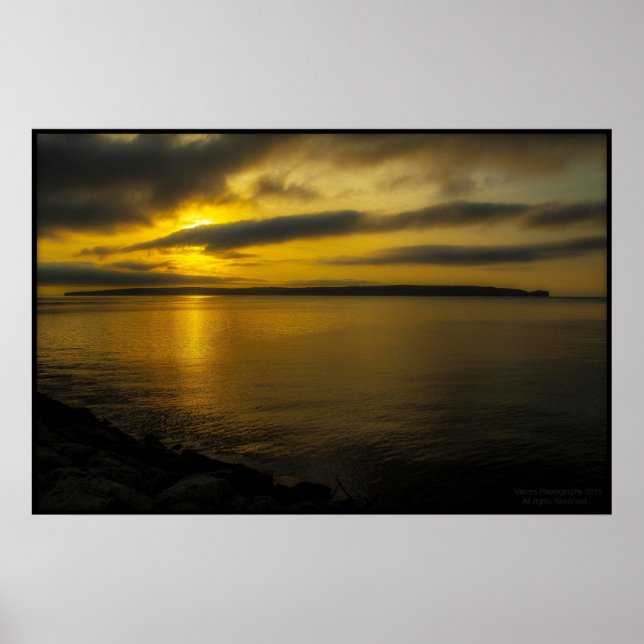 Bell Island Sunset Poster (Framsidan)