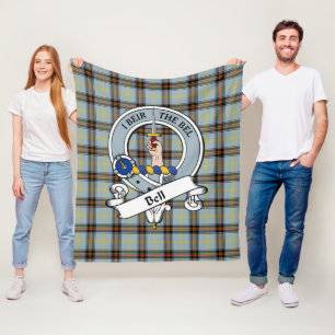 Bell Klan Badge Tartan Play Fleecefilt