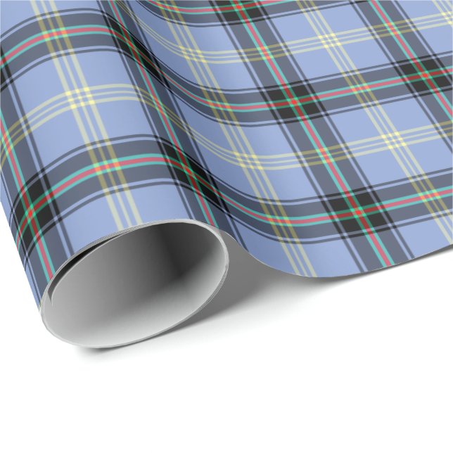 Bell Klan Tartan Presentpapper (Rullad Hörn)
