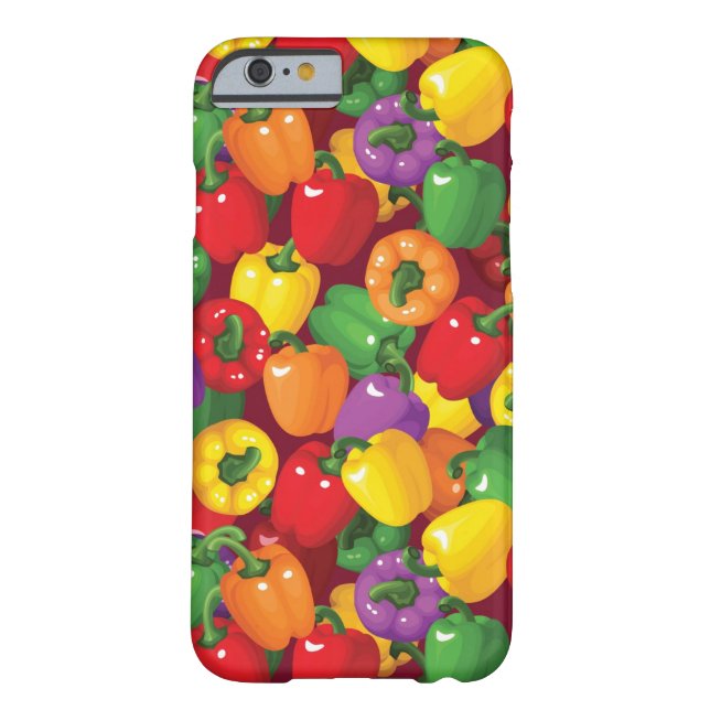 Bell Pepper Mönster Case-Mate iPhone Skal (Baksidan)