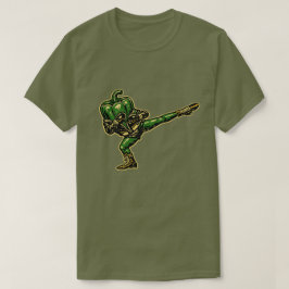 Bell Pepper Savate — Vintage Retro Fransk Fighter T Shirt