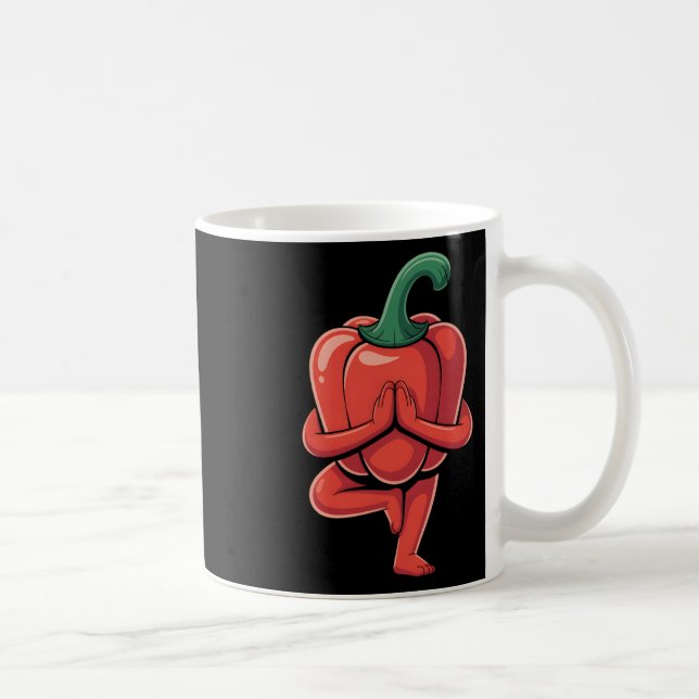 Bell Pepper Yoga  Kaffemugg (Höger)