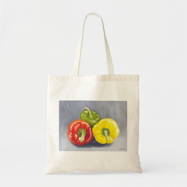 Bell Peppers - Anpassad Tygkasse (Framsidan)