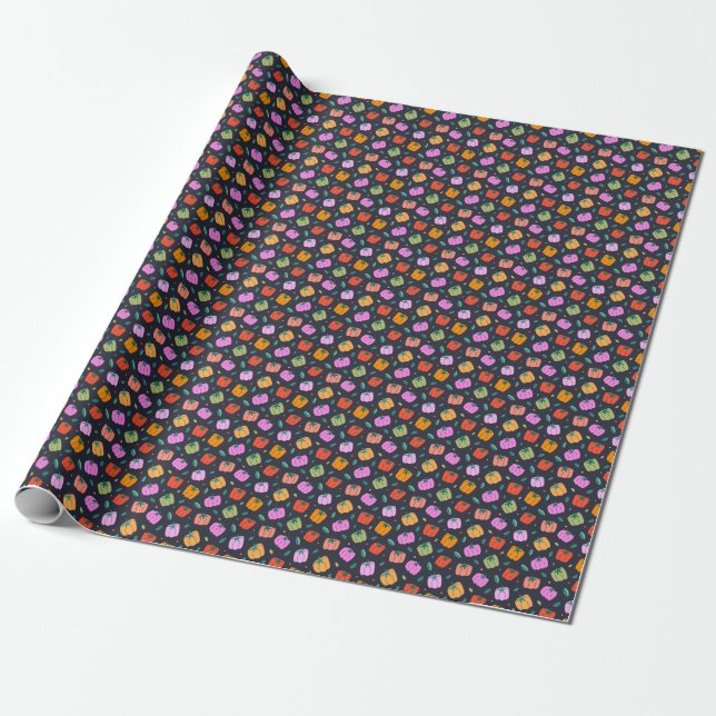 Bell Peppers Hand plockade Vegetable Presentpapper (Utrullad)