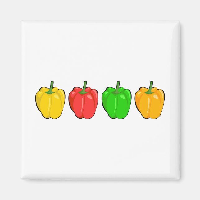 Bell Peppers Magnet (Framsidan)