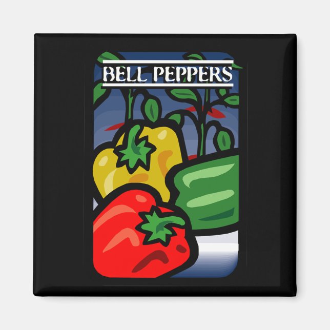 Bell Peppers Magnet (Framsidan)