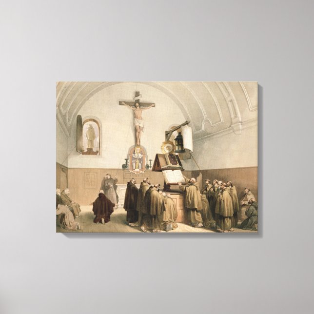 Bell Ringers vid Oratory of the Capucines Canvastryck (Framsida)