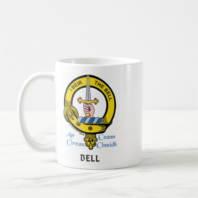 BELL Scottish Klan Vapensköld Coffee Mugg (Vänster)