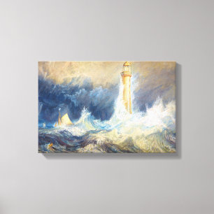 Bell Sten fyr Joseph Mallord William Turner Canvastryck