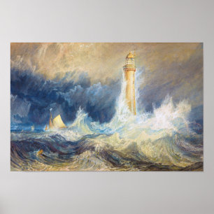 Bell Sten fyr Joseph Mallord William Turner Poster