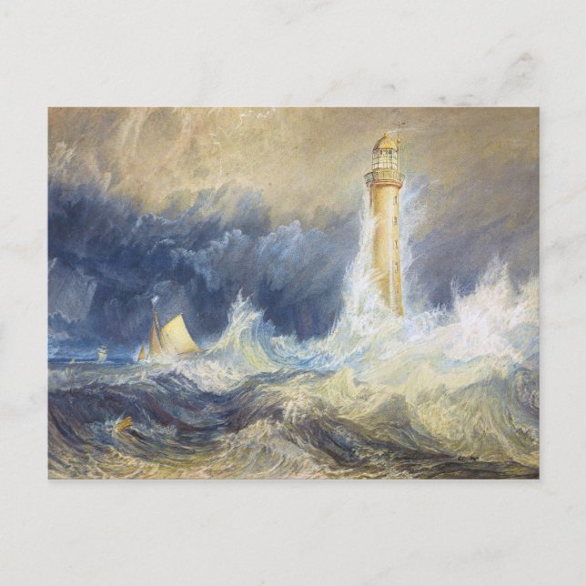 Bell Sten fyr Joseph Mallord William Turner Vykort (Framsida)