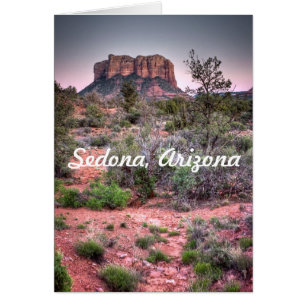 Bell sten Sedona, Arizona Hälsningskort