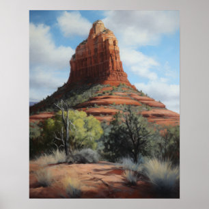 Bell Sten Sedona Arizona Painting Art Print Poster