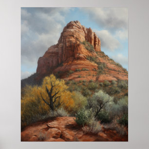 Bell Sten Sedona Arizona Painting Art Print Poster