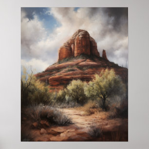 Bell Sten Sedona Arizona Painting Art Print Poster