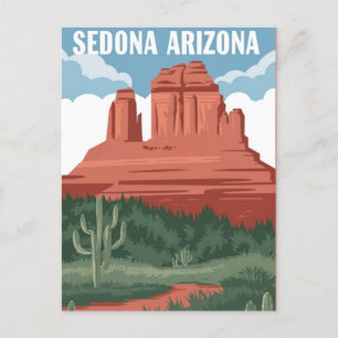 Bell Sten, Sedona, Arizona Vykort