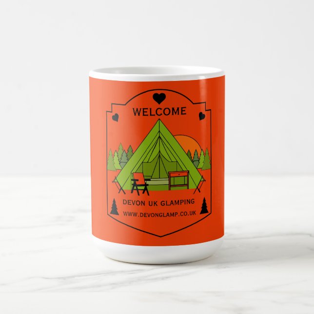 Bell Tält Glamping Business Kaffemugg (Center)
