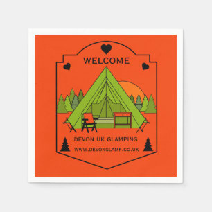 Bell Tält Glamping Business Pappersservett