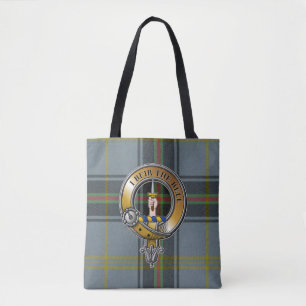 Bell Tartan och Badge Tygkasse