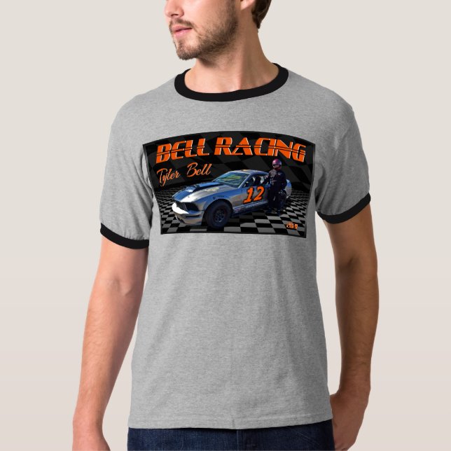 Bell Tävla 2021 Lagrar bil T-Shirt (Framsida)