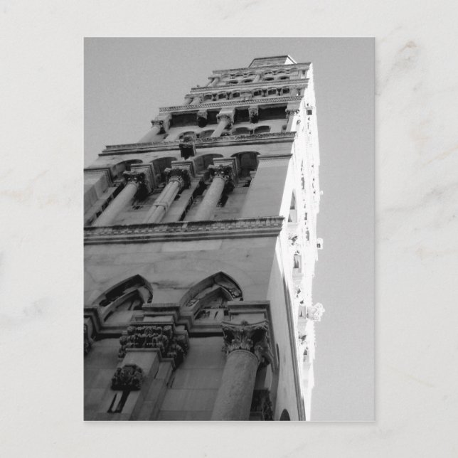 Bell Torn i Split Kroatien Vykort (Framsida)