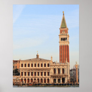 Bell Torn, Piazza San Marco, Venedig Poster