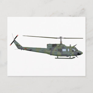 Bell UH-1N 455455 Vykort