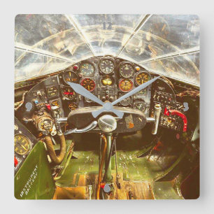 BELL X-1 "GLAMOROUS GLENNIS"-KOCKPIT FYRKANTIG KLOCKA