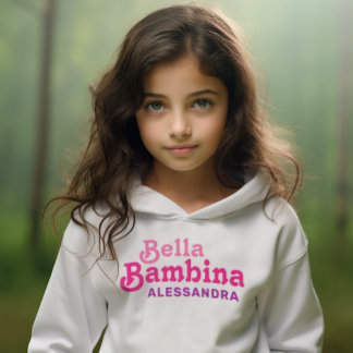 Bella Bambina Cute Italil Girls Kids design T Shirt