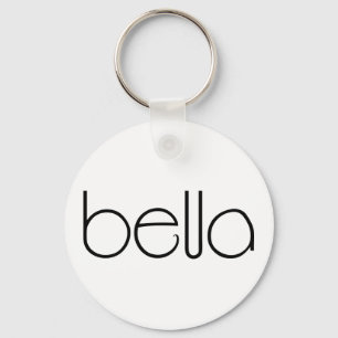 Bella Black Keychain Nyckelring