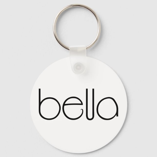 Bella Black Keychain Nyckelring (Framsida)