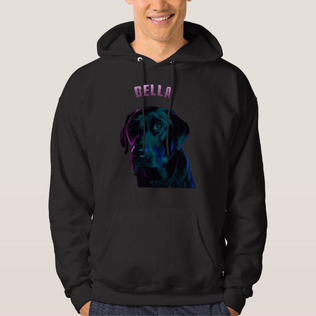 Bella Black Labour dor Hoodie (Framsida)